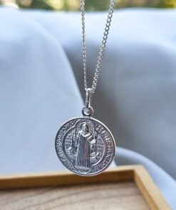 Saint Benedict Medal Pendant – 15 mm