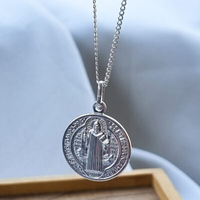 Saint Benedict Medal Pendant – 15 mm