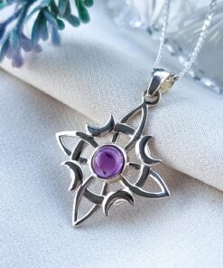 Witch’s Knot Amethyst Pendant