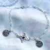 Tetragrammaton and Amethyst Witch Knot Bracelet