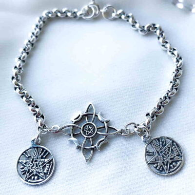 Tetragrammaton and Witch's Knot Bracelet