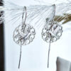 Hummingbird Mandala Drop Earrings